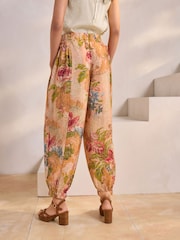 Blush Floral Print Hareem Trousers - Image 3 of 8
