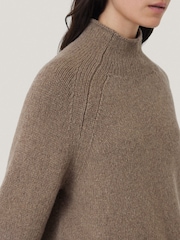 Jigsaw Brown Wool Blend Snowdon Jumper - Image 5 of 7