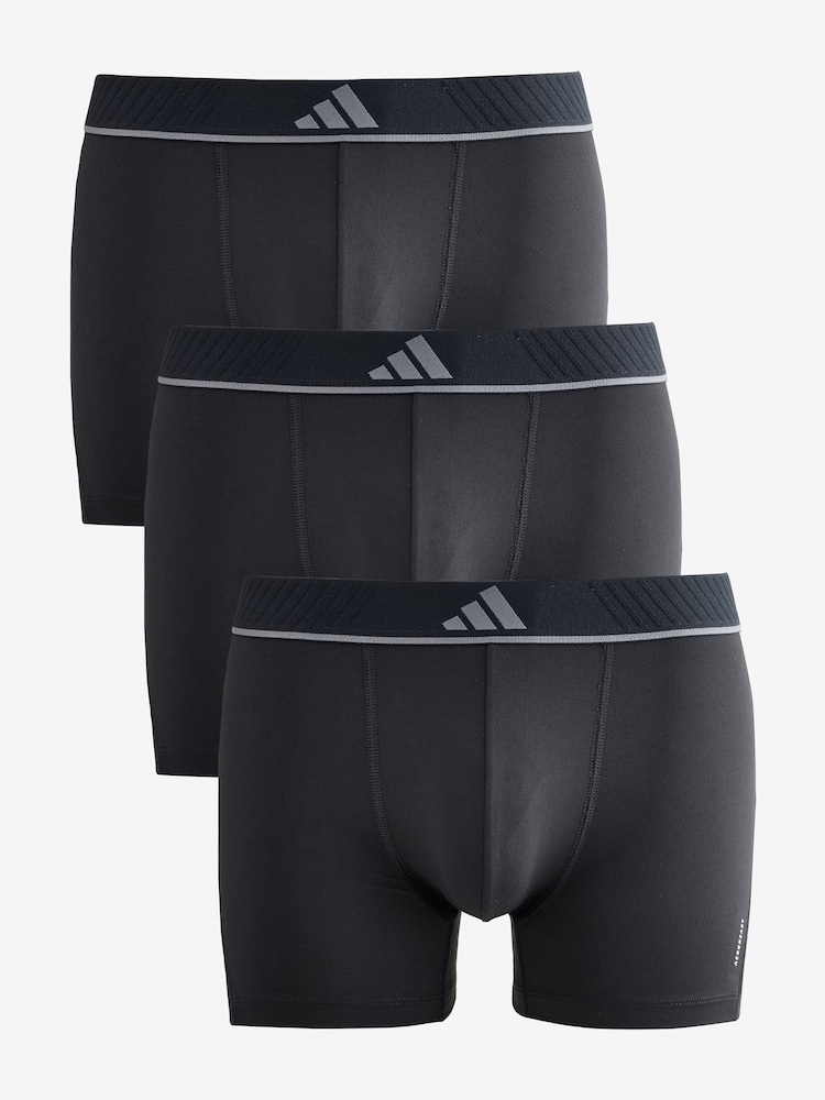 adidas Black Active Mirco Flex Co Trunks - Image 1 of 4