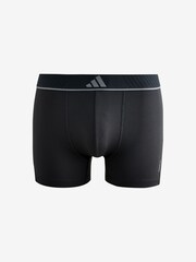adidas Black/Grey Active Mirco Flex Co Trunks 3 pack - Image 4 of 4