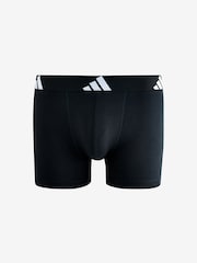 adidas Black Active Flex Cotton Trunks - Image 3 of 4