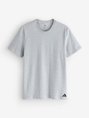 adidas Black/Grey Active Core Cotton Crew Neck Tshirt 3 Pack - Image 2 of 4