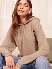 Friends Like These Oatmeal Long Sleeve Cosy Hoodie - Image 2 of 4