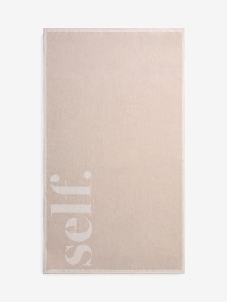soi-même. Serviette de plage à logo 100% coton - Image 5 de 5