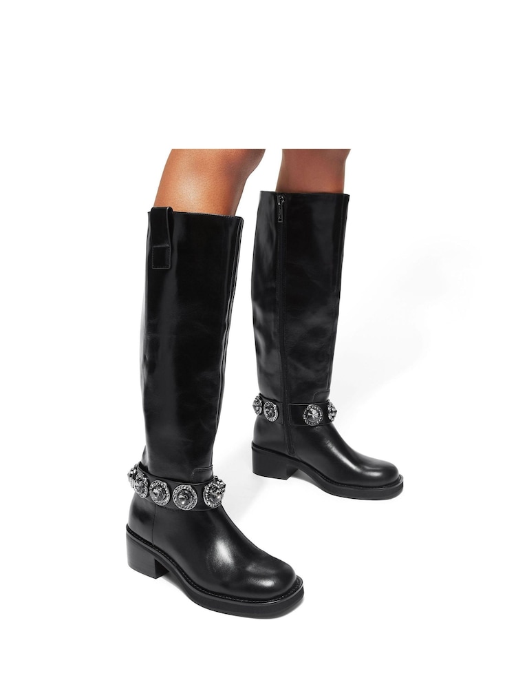 Kurt Geiger London Nico Stud Boots - Image 1 of 5