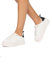 KG Kurt Geiger Lighter Lace Up 4 Trainers - Image 1 of 5