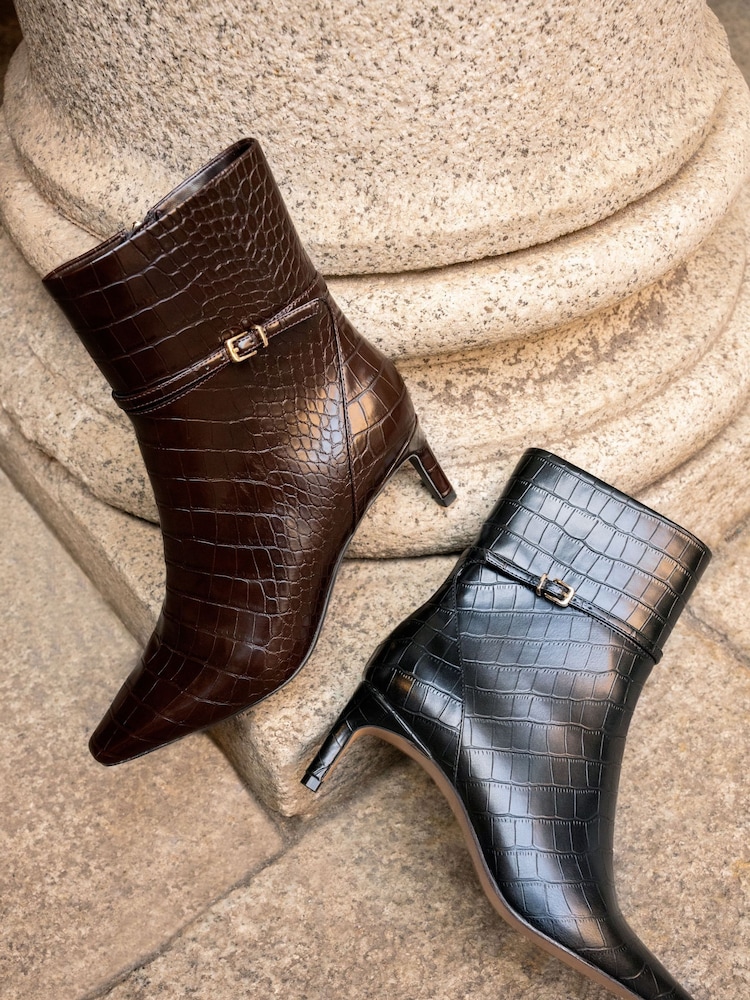 Carvela Impress Ankle Brown Boots - Image 2 of 7