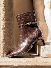 Carvela Impress Ankle Brown Boots - Image 3 of 7