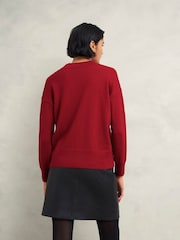 Hobbs Red Lettie Jumper - Image 2 of 4