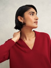 Hobbs Red Lettie Jumper - Image 3 of 4