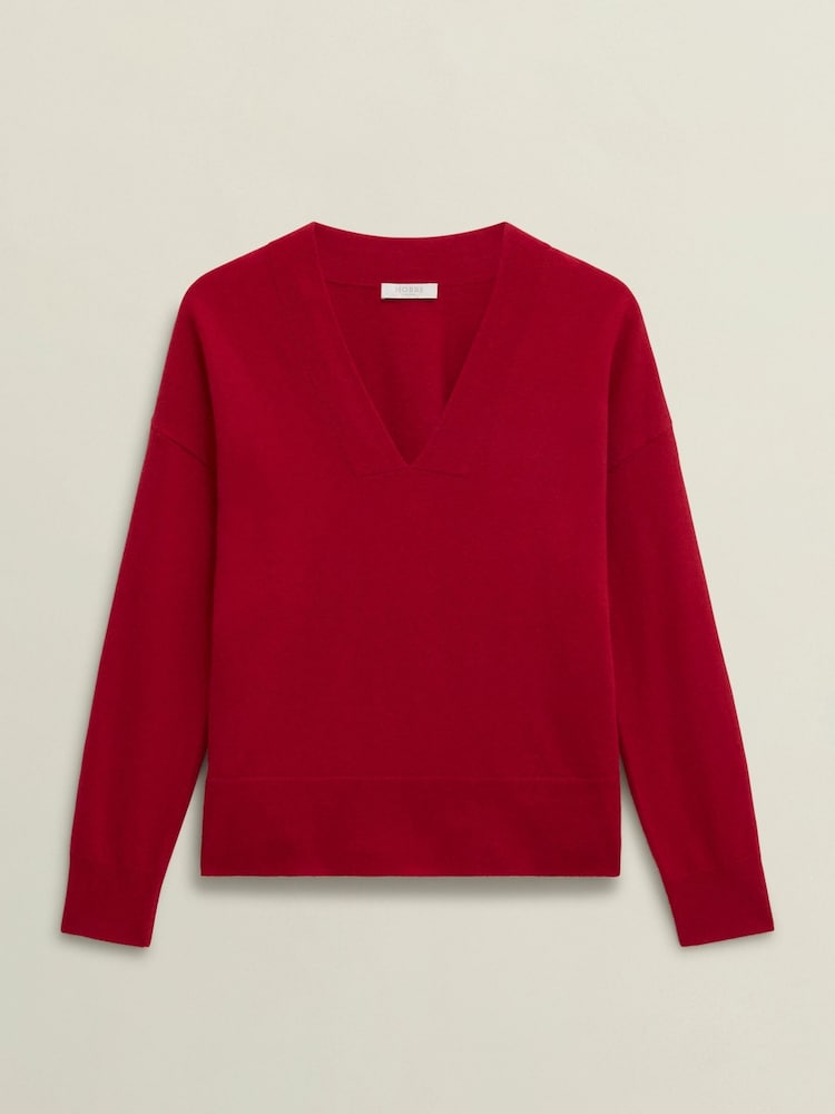 Hobbs Red Lettie Jumper - Image 4 of 4