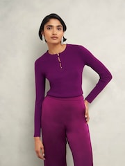 Hobbs Purple Hayden Jumper - Image 1 of 4