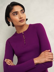 Hobbs Purple Hayden Jumper - Image 2 of 4
