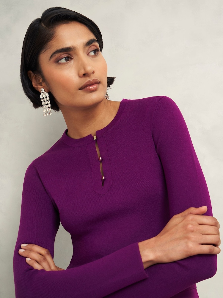 Hobbs Purple Hayden Jumper - Image 2 of 4
