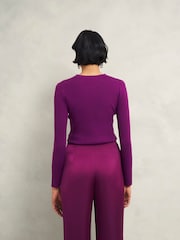 Hobbs Purple Hayden Jumper - Image 3 of 4