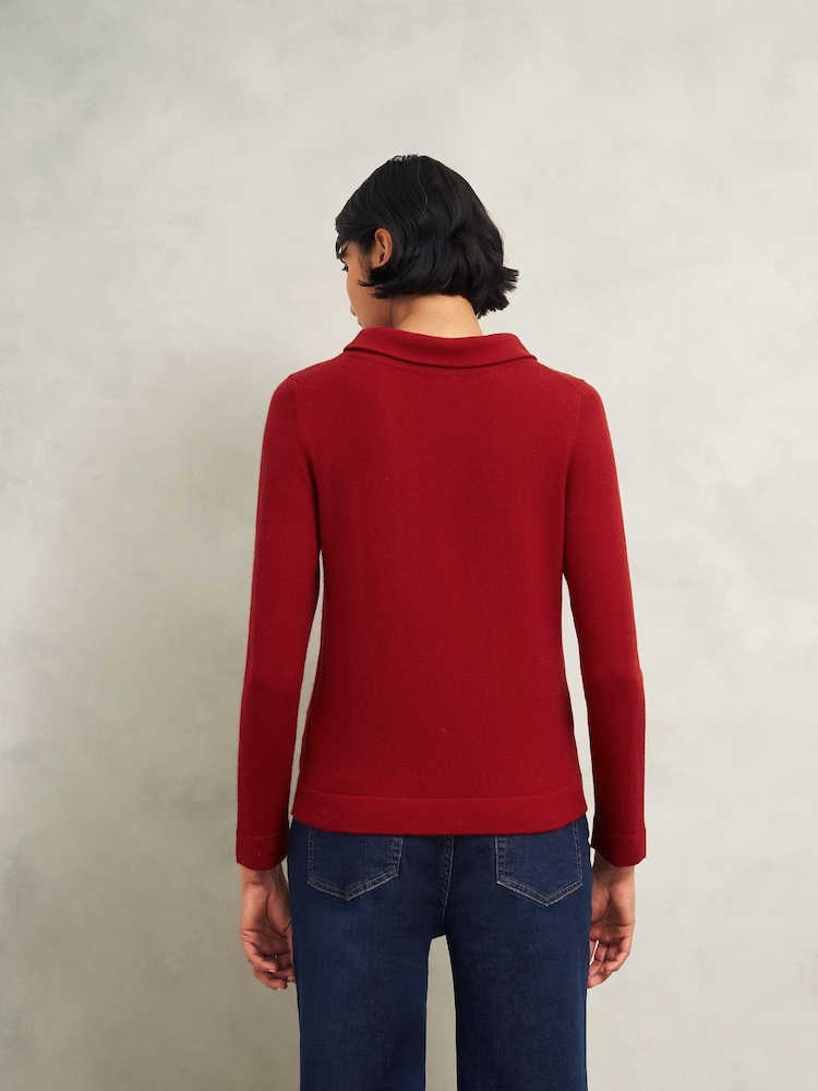 Hobbs Red Audrey Jumper - Image 2 of 4