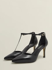 Hobbs Black Alice T-Bar Courts - Image 2 of 3