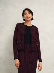 Hobbs Black Perrie Knitted Jacket - Image 1 of 4