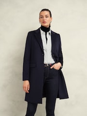 Hobbs Blue Petite Cavendish Coat - Image 1 of 4