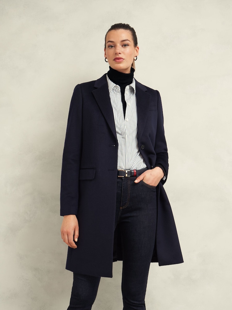 Hobbs Blue Petite Cavendish Coat - Image 1 of 4