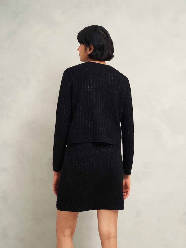 Hobbs Black Sairey Knitted Jacket - Image 2 of 7