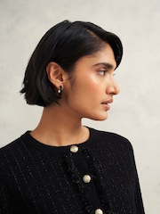 Hobbs Black Sairey Knitted Jacket - Image 5 of 7