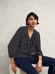 Hobbs Black May Blouse - Image 1 of 4