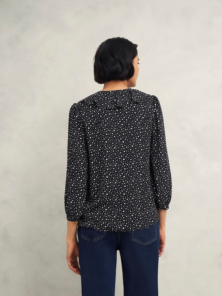 Hobbs Black May Blouse - Image 2 of 4