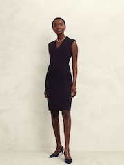 Hobbs Blue Petite Aly Dress - Image 1 of 4