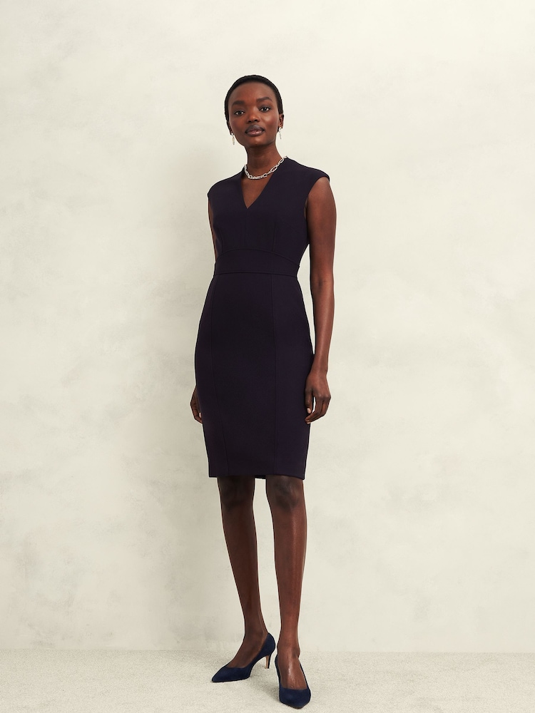 Hobbs Blue Petite Aly Dress - Image 1 of 4