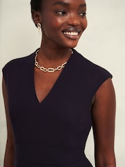 Hobbs Blue Petite Aly Dress - Image 3 of 4