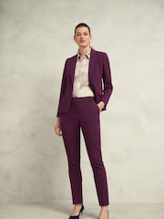 Hobbs Purple Petite Sami Trousers - Image 1 of 4