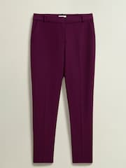 Hobbs Purple Petite Sami Trousers - Image 4 of 4