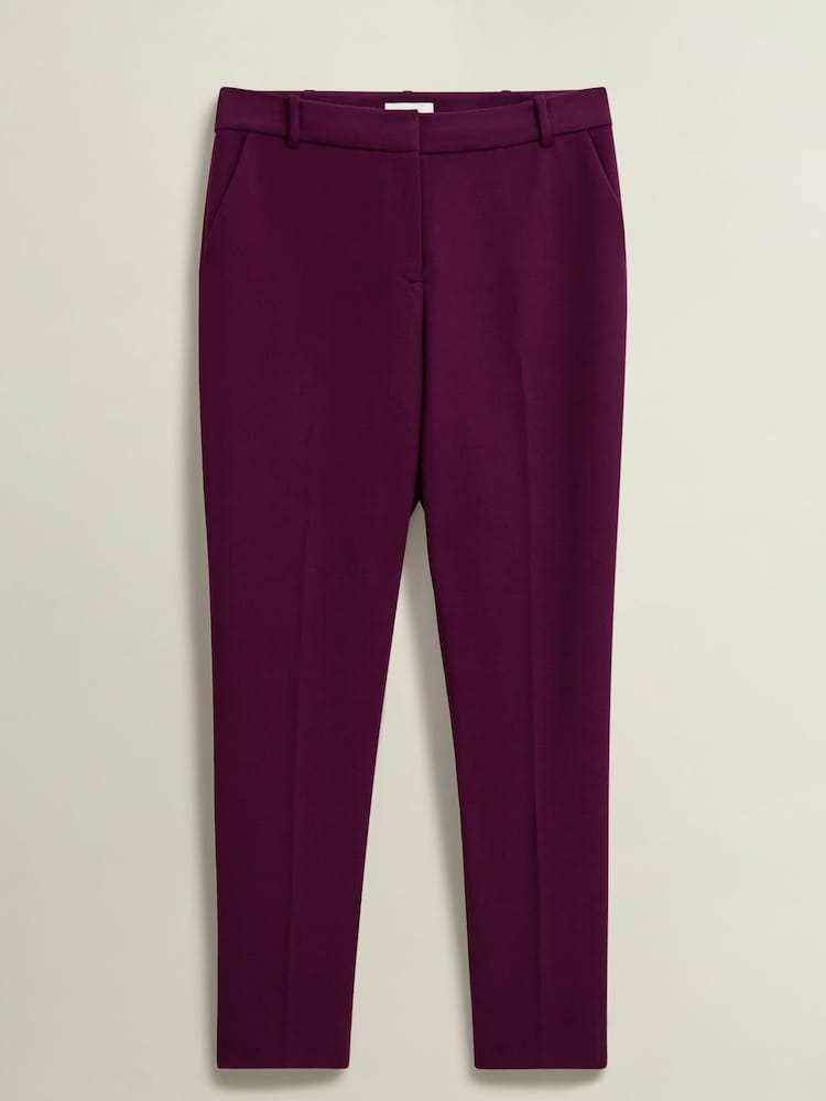 Hobbs Purple Petite Sami Trousers - Image 4 of 4