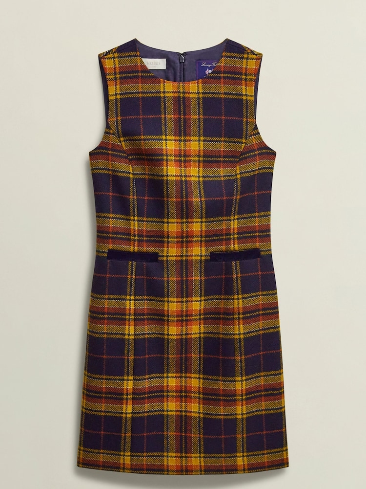Hobbs Blue Margot Dress - Image 4 of 4 Hobbs Blue Margot Dress - Image 4 of 4