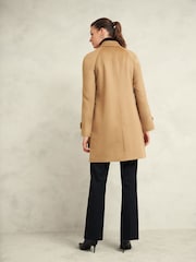 Hobbs Brown Vivienne Wool Coat - Image 2 of 4