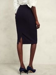 Hobbs Blue Petite Aly Skirt - Image 2 of 4