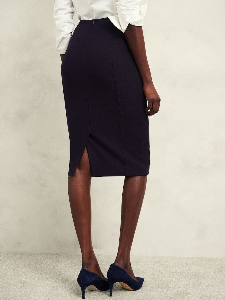 Hobbs Blue Petite Aly Skirt - Image 2 of 4