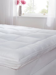 Fine Bedding Company White Dual Layer Ultimate Mattress Topper - Image 1 of 4