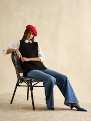 Joules Holly Black Longline Knitted Vest - Image 3 of 7