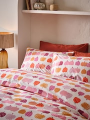 Multi Orange Pumpkin Duvet Cover and Pillowcase Set - Image 2 of 6