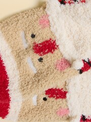 Santa - Joules Kids Fluffy Socks - Bild 2 von 3