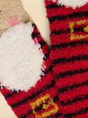 Santa - Joules Kids Fluffy Socks - Bild 3 von 3