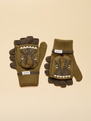 Joules Carey Green Character Gloves - Image 1 of 3