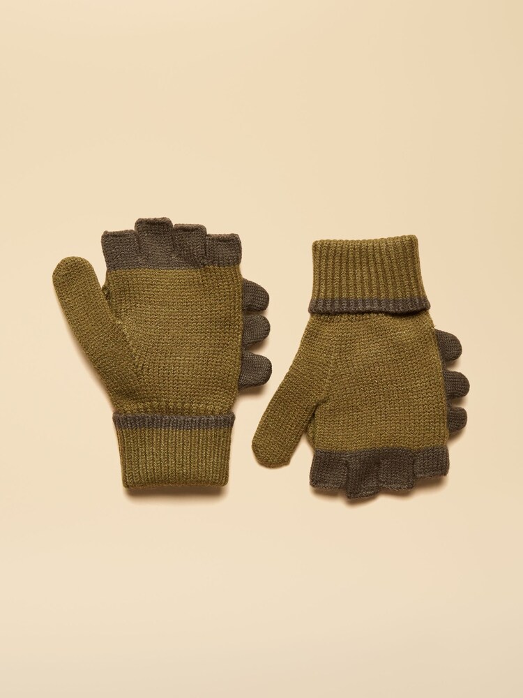 Joules Carey Green Character Gloves - Image 2 of 3