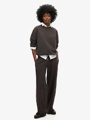 Superdry Black Relaxed Fit Essential Logo Sweatshirt - Image 2 of 7