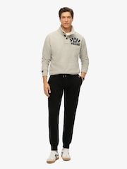 Superdry Black Essential Logo Joggers - Image 2 of 5