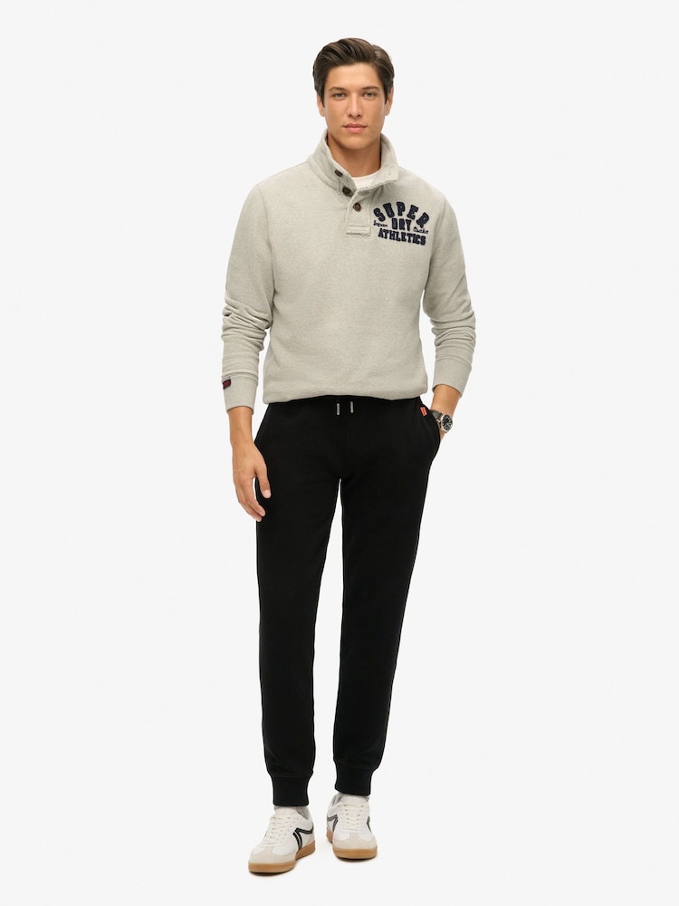 Superdry Black Essential Logo Joggers - Image 2 of 5