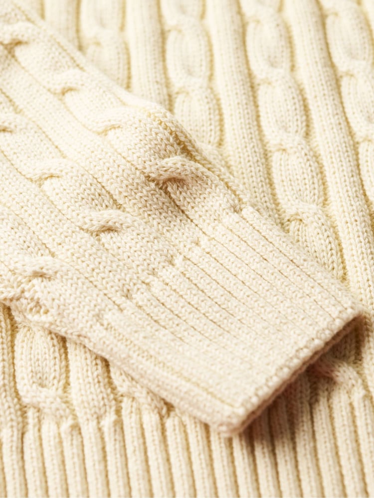 Superdry Slouchy Cable com gola alta Jumper - Imagem 6 de 6