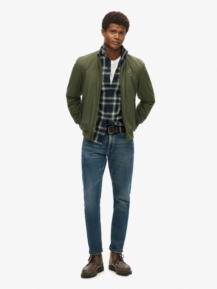 Superdry Green Training Harrington Jacket - Image 2 of 2